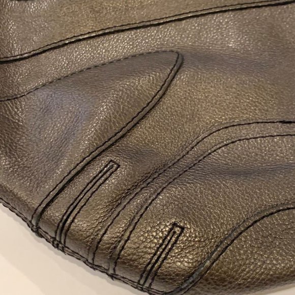 Banana Republic Bronze Leather Purse w/dust bag - Picture 3 of 5